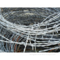 12/14 gauge single type barbed mesh weight twisted galvanized barbed wire weight